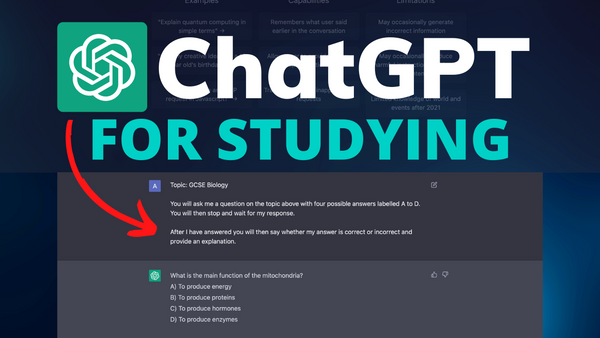 ChatGPT For Studying
