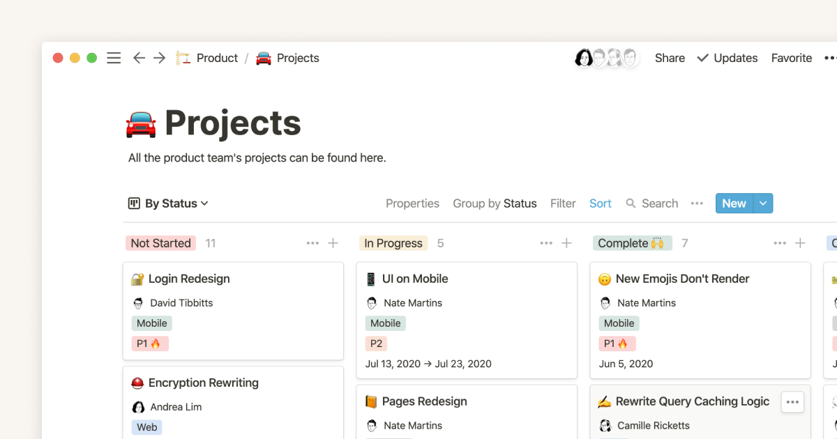 Notion Project Management