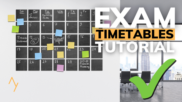 How To Make An Effective Exam Revision Timetable - How To Study For Exams